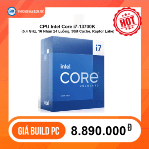 CPU Intel Core i7-13700K (5.4 GHz, 16 Nhân 24 Luồng, 30M Cache, Raptor Lake)